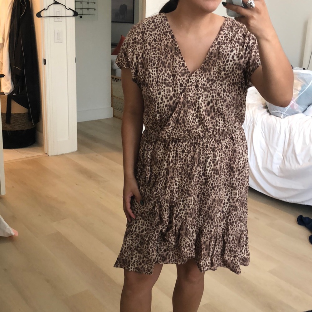 Animal print dress